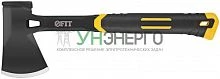 Топор туриста Профи 600г пластик. прорезиненная ручка; цельнометал. FIT 46270