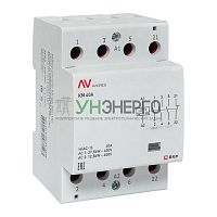Контактор модульный КМ 40А 3NO+1NC 230В AC (3 мод.) AVERES EKF km-av-3-40-31-230V