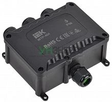 Коробка распределительная герметичная WTP-404 4 ввода IP68 IEK UWB10-O-450-41-04-68