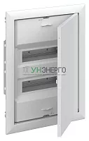 Шкаф внутреннего монтажа на 24М с винтовыми N/PE UK620V3RU ABB 2CPX077856R9999 Шкаф внутреннего монтажа на 24М с винтовыми N/PE UK620V3RU ABB 2CPX077856R9999