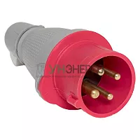 Вилка переносная 014 3Р+РЕ 16А 380В IP44 PROxima EKF ps-014-16-380-PRO Вилка переносная 014 3Р+РЕ 16А 380В IP44 PROxima EKF ps-014-16-380-PRO