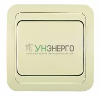 Выключатель 1-кл. СП Mimoza 10А IP20 крем./крем. Makel 25001