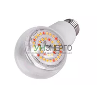 Лампа светодиодная LED-A60-15W/SPFB/E27/CL PLP30WH 15Вт A60 грушевидная прозрачная для растений спектр для фотосинтеза (упак. картон) Uniel UL-00007405