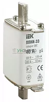 Вставка плавкая ППНИ-33 40А габарит 00С IEK DPP11-040 Вставка плавкая ППНИ-33 40А габарит 00С IEK DPP11-040