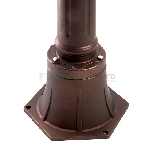 Светильник садово-парковый Feron PL696 столб 60W 230V E27, коричневый 11698 фото 4