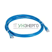 Шнур RJ-45 кат.6 неэкранированный ПВХ 2м Leg 039874