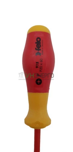 Отвертка диэлектрическая крестовая PZ0х60 Felo 91500190 фото 6