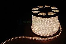 Дюралайт (световая нить) со светодиодами, 2W 100м 230V 36LED/м 13мм, белый 3000K, LED-R2W 26119