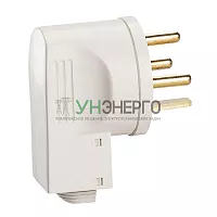 Вилка электрич. 20А 3P+E 380W IP44 сл. кость Leg 055155