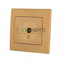 Розетка проходная TV Mira ясень LEZARD 701-4747-129 Розетка проходная TV Mira ясень LEZARD 701-4747-129