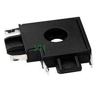 Коннектор Метр (MTR)16 CL-BL L-обр. накладной шинопровод низковольтный Pro черн. JazzWay 5057296