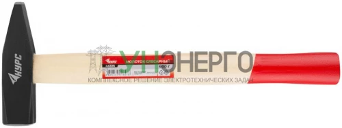 Молоток слесарный "Оптима" 600г деревянная ручка КУРС 44106