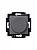 Светорегулятор Levit поворотно-нажимной 60-600Вт R сталь/дым. черн. ABB 2CHH942247A6069