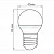 Лампа светодиодная Feron LB-38 Шарик E27 5W 4000K 25405