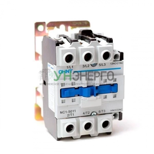 Контактор NC1-5011 50А кат. 230В AC 1НО+1НЗ AC-3 (R) CHINT 222493