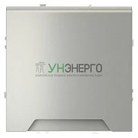 Розетка 1-м СП S70 16А с заземл. защ. шторки + крышка механизм сталь Voltum VLS040305