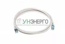 Патч-корд PC-LPM-STP-RJ45-RJ45-C6-2M-LSZH-GY F/UTP экран. кат.6 LSZH 2м сер. Hyperline 42375