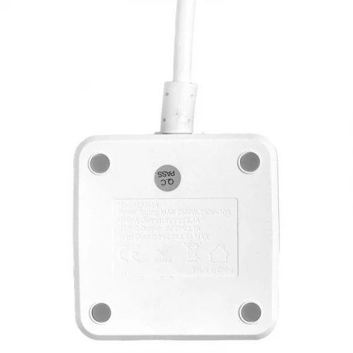 Удлинитель "Куб" 2х1.3м USB + 2Type C с быстрой зарядкой подставкой под телефон и ночником 1кв.мм EKF UBA-CUB-2-FC фото 9