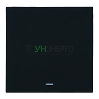 Выключатель 1-клавишный c индикатором (механизм), STEKKER, 250В, 10А, серия Мия, RSW10-3101-05, черный бархат 50445 Выключатель 1-клавишный c индикатором (механизм), STEKKER, 250В, 10А, серия Мия, RSW10-3101-05, черный бархат 50445
