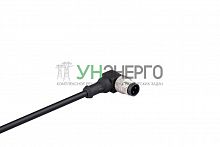 Кабель соединительный 2м со штепселем M12х3 90град. ПВХ IP68 EMAS SKM12F3DXV2 Кабель соединительный 2м со штепселем M12х3 90град. ПВХ IP68 EMAS SKM12F3DXV2