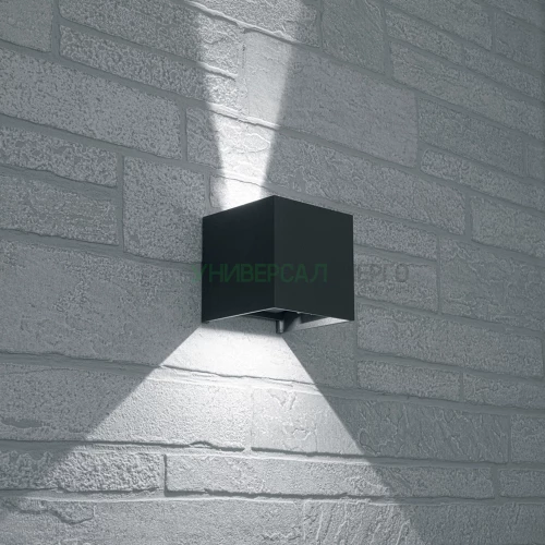 Светильник уличный светодиодный Feron DH012, 2*3W, 450Lm, 4000K, черный 11870 фото 4