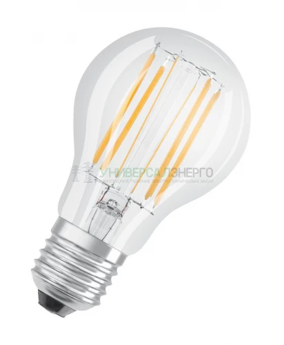 Лампа светодиодная филаментная LED STAR CLASSIC A 75 8W/827 8Вт грушевидная 2700К тепл. бел. E27 1055лм 220-240В прозр. стекл. OSRAM 4058075055339 фото 2