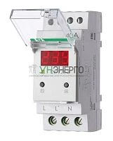 Реле напряжения CP-721-3 40А контроль напряжения: нижн. порог 140-210В верхн. порог 240-300В цифров. индикация напряжения 2мод. монтаж на DIN-рейку возможность пломбировки панели управления F&F EA04.009.021