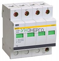 Ограничитель перенапряжения ОПС1-C 4P KARAT IEK MOP20-4-C Ограничитель перенапряжения ОПС1-C 4P KARAT IEK MOP20-4-C