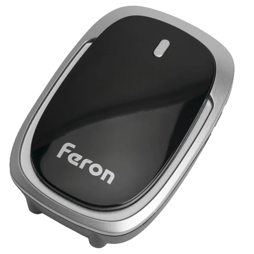 Звонок дверной беспроводной Feron E-383 Электрический 38 мелодий черный, серебро с питанием от батареек 48924 фото 3