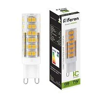 Лампа светодиодная Feron LB-433 G9 7W 175-265V 4000K 25767
