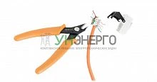 Кусачки боковые электромонтажные прецизионные для жил из мягких металлов толщиной до 1мм (не для стали) NIKOMAX NMC-222