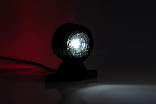 Фонарь габаритный LED на прямой короткой резин ножке с проводом L- 0.44м 12В- 30В FRISTOM FT-009 A LED фото 2