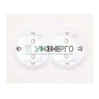 Розетка 2-местная с защитной шторкой (механизм), STEKKER, б/з, 250В, 16А, серия Мия, RST16-3109-01, белая магнолия 50913 Розетка 2-местная с защитной шторкой (механизм), STEKKER, б/з, 250В, 16А, серия Мия, RST16-3109-01, белая магнолия 50913