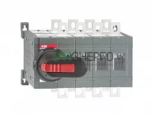 Рубильник реверсивный OT250E04CLP с перекрытием контактов ABB 1SCA108605R1001