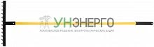 Грабли витой зуб 12 зубьев с желт. метализированным черенком 76978