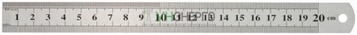 Линейка нержавеющая 200х19мм FIT 19002