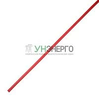 Трубка термоусадочная двустенная клеевая 12/4 (3:1) красн. 1м Rexant 26-1204