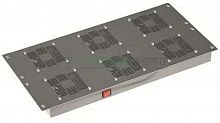 Модуль потолочный вентиляторный 6 вентиляторов с термостатом для крыши 800 RAL9005 DKC R5VSIT8006FTB
