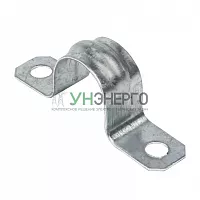 Скоба крепежная двухлапковая d19-20мм метал. EKF sm-2-19-20