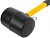 Киянка 80мм 900г фибергласовая ручка резинов. FIT 45495