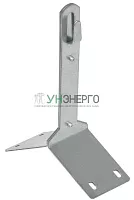 Держатель проводника кругл. 8-10мм для конька H110мм оцинк. сталь IEK ZDP80-11-4-18-110 Держатель проводника кругл. 8-10мм для конька H110мм оцинк. сталь IEK ZDP80-11-4-18-110