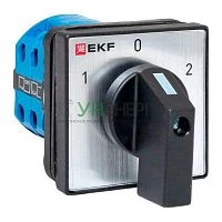 Переключатель кулачковый ПК-1-22 2п 10А "1-0-2" IP65 EKF pk-1-22-10-65 Переключатель кулачковый ПК-1-22 2п 10А "1-0-2" IP65 EKF pk-1-22-10-65