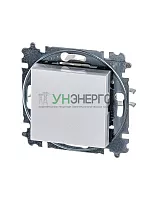 Выключатель 1-кл. СП Levit IP20 жемчуж./ледяной ABB 2CHH590145A6068