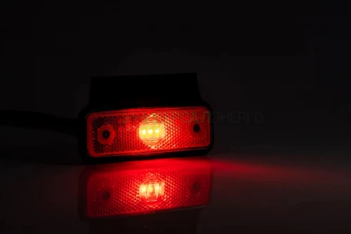 Фонарь габаритный красный LED с кроншт и проводом 2х0.75 мм? FRISTOM FT-004 C+K LED фото 2