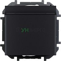 Выключатель Inspiria для гостиничных номеров механизм антрацит IEK 673803 Выключатель Inspiria для гостиничных номеров механизм антрацит IEK 673803