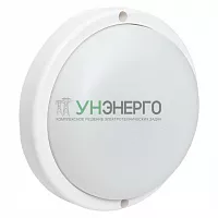 Светильник светодиодный ЖКХ ДПО-1100 12Вт 4000К IP65 круг с оптико-акустическим датчиком движения LUMA EKF BKL-1100DA-R-12-4000