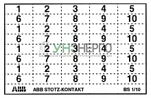 Маркер каб. пикто BSPikto (уп.40шт) ABB GHS2001946R0002