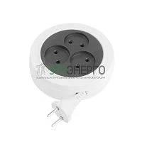 Удлинитель 3х3м без заземл. 6А IP20 SR 3х3-R УХ6-103 1.3кВт ШВВП 2х0.75 Volsten 12432 Удлинитель 3х3м без заземл. 6А IP20 SR 3х3-R УХ6-103 1.3кВт ШВВП 2х0.75 Volsten 12432