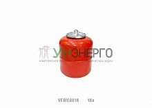 Бак расширительный вертикальный RV 18л красн. (60шт/пал) VALFEX VF.RV.0018