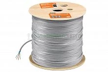 Кабель витая пара F/UTP Cat 6 4х2х23AWG (305м)  solid, ПВХ, серый TDM